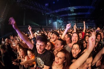 Il pubblico del live