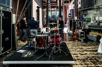 Backstage. Concerto di Carmen Consoli - Teatro Lyrick di Assisi - foto di Luca Brunetti
