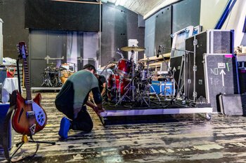 Backstage. Concerto di Carmen Consoli - Teatro Lyrick di Assisi - foto di Luca Brunetti