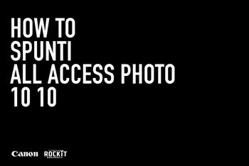 All Access Photo - How To