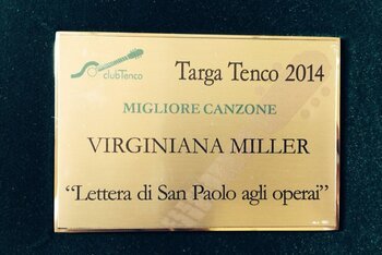 Targa Tenco ai Virginiana Miller