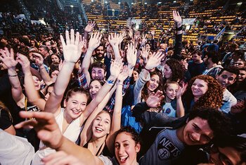 il pubblico ad un concerto