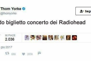 Il meme su Thom Yorke apparso online