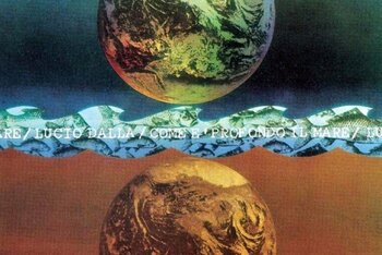 Lucio Dalla "Come è profondo il mare" (dettaglio copertina)