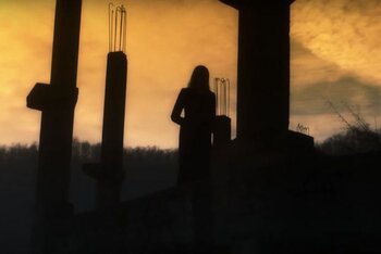 Un'immagine del video di "L'inverno e le nuvole" dei Delta V