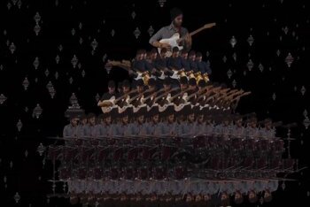 Un'immagine del video di "Bubbles / Sleep" dei The Pier