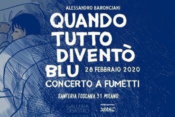 Locandina di "Quando tutto diventò blu" di Alessandro Baronciani