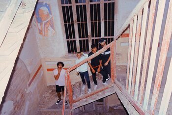 Gli artisti di grooviglio in ritiro a Volterra - foto di Silvia Violante Rouge