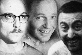 Un fotomontaggio sottilmente kraut tra Niccolò Contessa (I Cani), Vasco Rossi e Jacopo Lietti (FBYC)