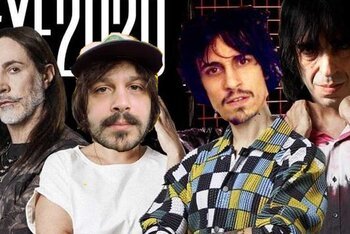 Agnelli, Calcutta, Ferrari e Dome la Muerte: la qualità dell'immagine non tragga in inganno, si tratta di un fotomontaggio