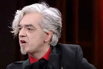 Morgan in un'apparizione televisiva da Giletti