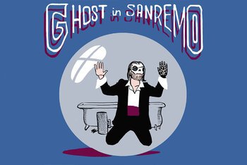 Un'illustrazione di Davide Toffolo per il suo podcast