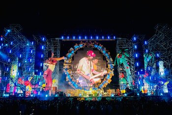 Il palco immenso del Jova Beach Party 2019