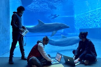 Una registrazione all'Acquario, foto di Silvia Badalotti