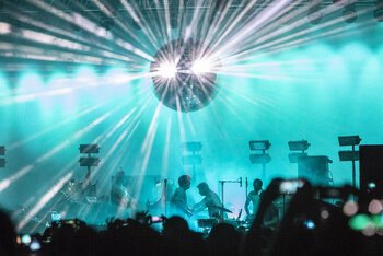 Gli LCD Soundsystem nel 2018 a Ferrara - foto stampa