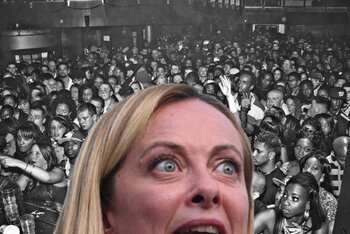 Giorgia Meloni e un concerto