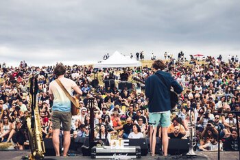 I Kings of Convenience sul palco del Be Alternative Festival 2022 - foto di Aldo Torchia