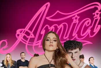 Angelina Mango, Wax e il cast di Amici 22