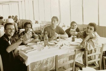 La foto pubblicata dai Massimo Volume per ricordare Gabriele Ceci