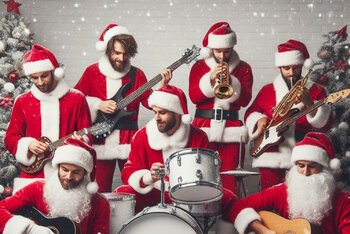 Un band AI di Babbi Natale