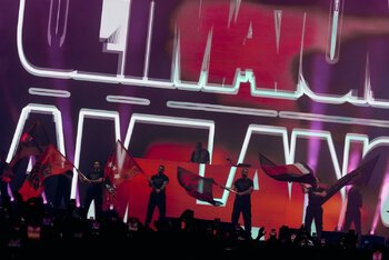 Immagini dal live di Night Skinny al Forum dello scorso aprile