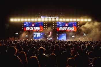 Il palco di Corviale per Red Bull 64 Bars Live
