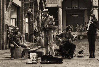 On the street