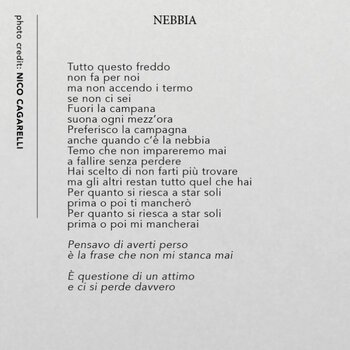 Nebbia (testo)