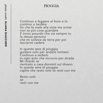 Pioggia (testo)