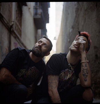 Sfera Ebbasta e Marcelo Burlon