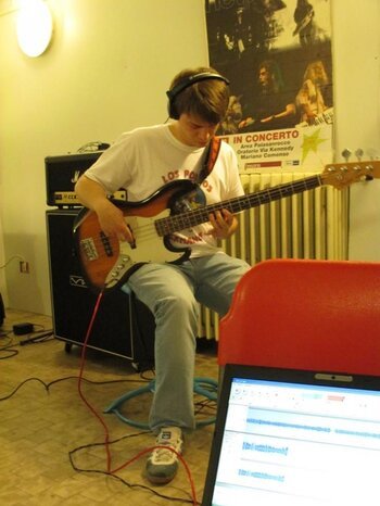 home made recording session