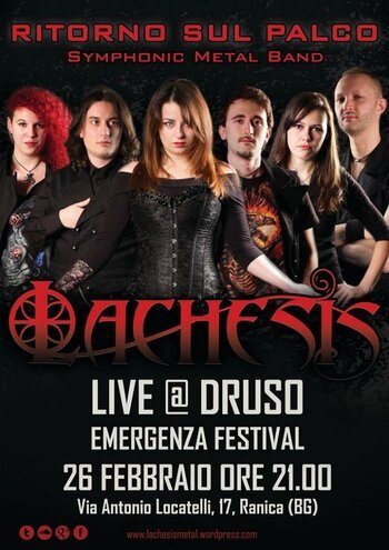 LACHESIS Symphonic Metal - Druso - Bergamo Lombardia Italia