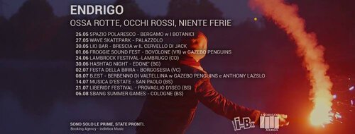 Ossa rotte, occhi rossi, niente ferie! Nuove date!