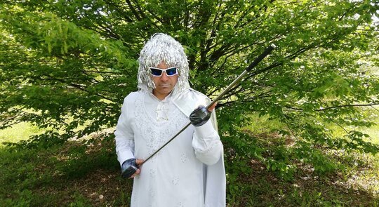 DJoNemesis in the Venaria Palace Gardens, Turin.