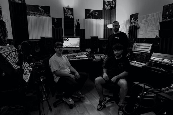Evod Music (Evod, Oisel e Divide insieme).JPG