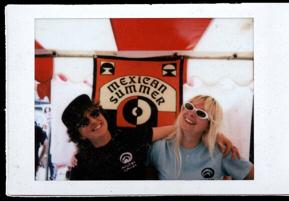 Amy and Joanie from Mexican Summer at the Labels' Market.png