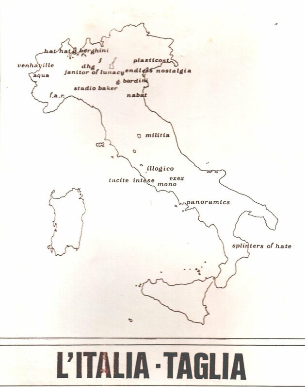 geografia dei gruppi della compilation