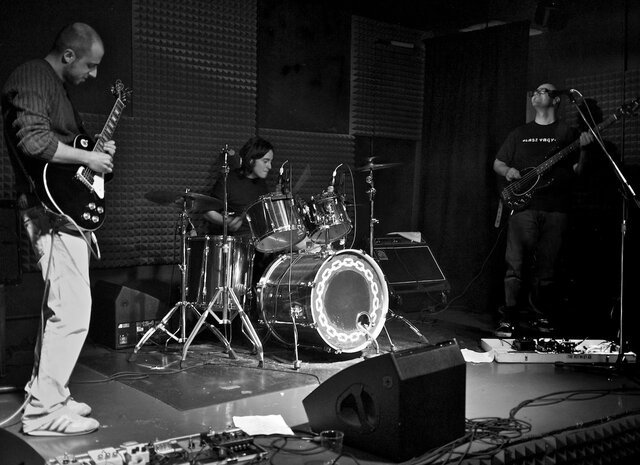 on stage bw