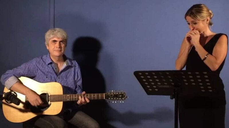 Set del video acustico