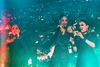 Paola e Chiara insieme a Elodie live al Fabrique, foto di Starfooker